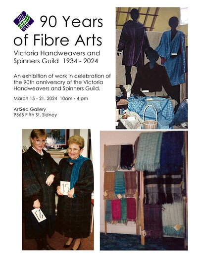 90 Years of Fibre Arts - May 5th @ ArtSea Gallery