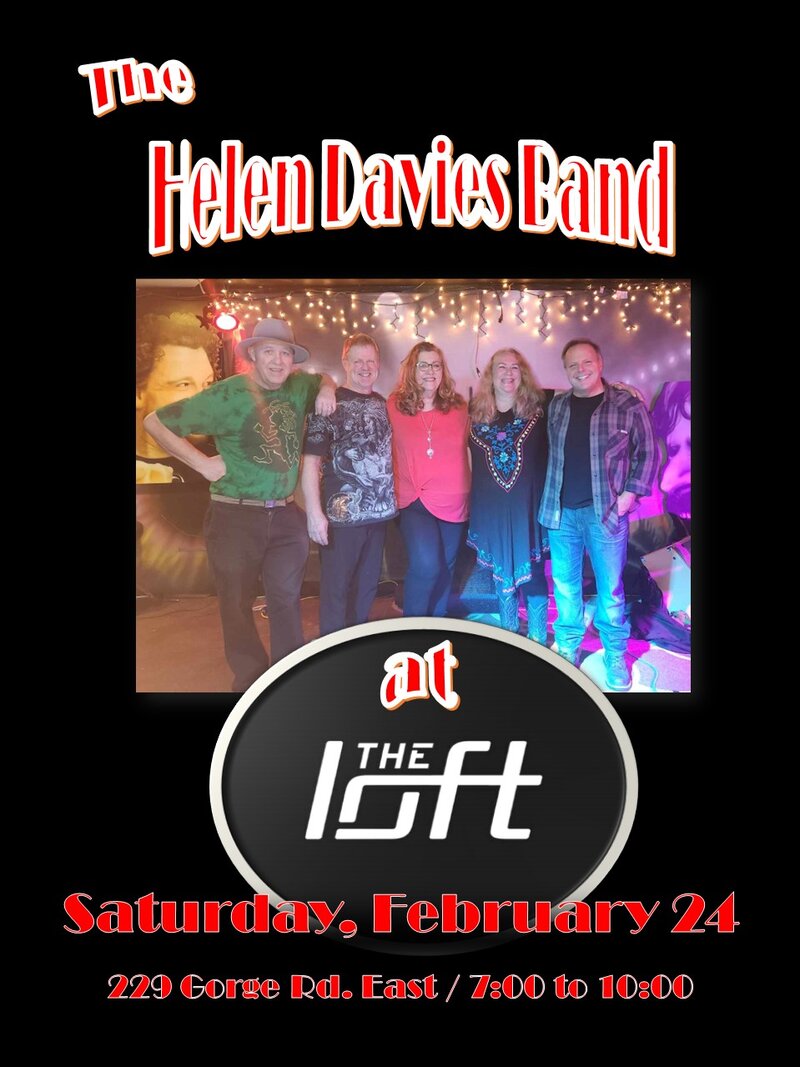Helen Davies Band at The Loft - Jun 6th @ The Loft (Victoria)