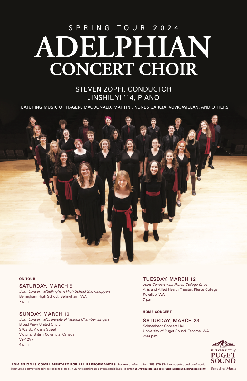 Adelphian Concert Choir Concert - May 28th @ Broad View United