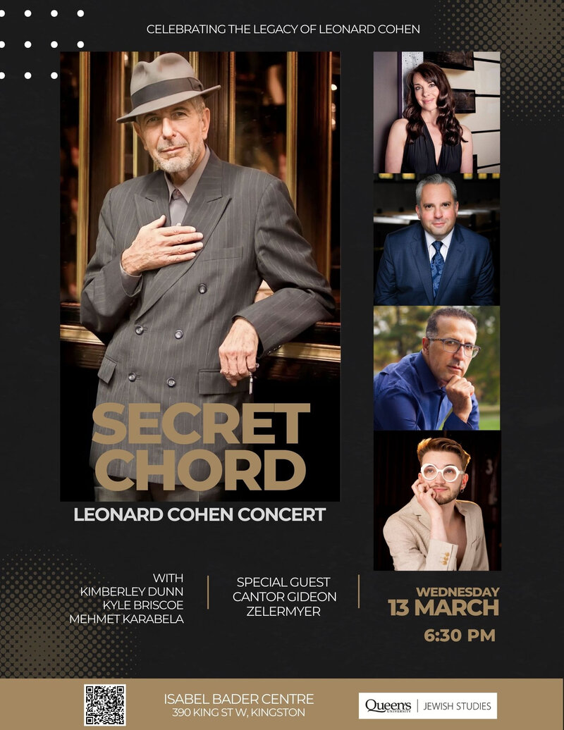 Secret Chord: Songs of Leonard Cohen - Jun 12th @ Isabel Bader Centre for the Performing Arts