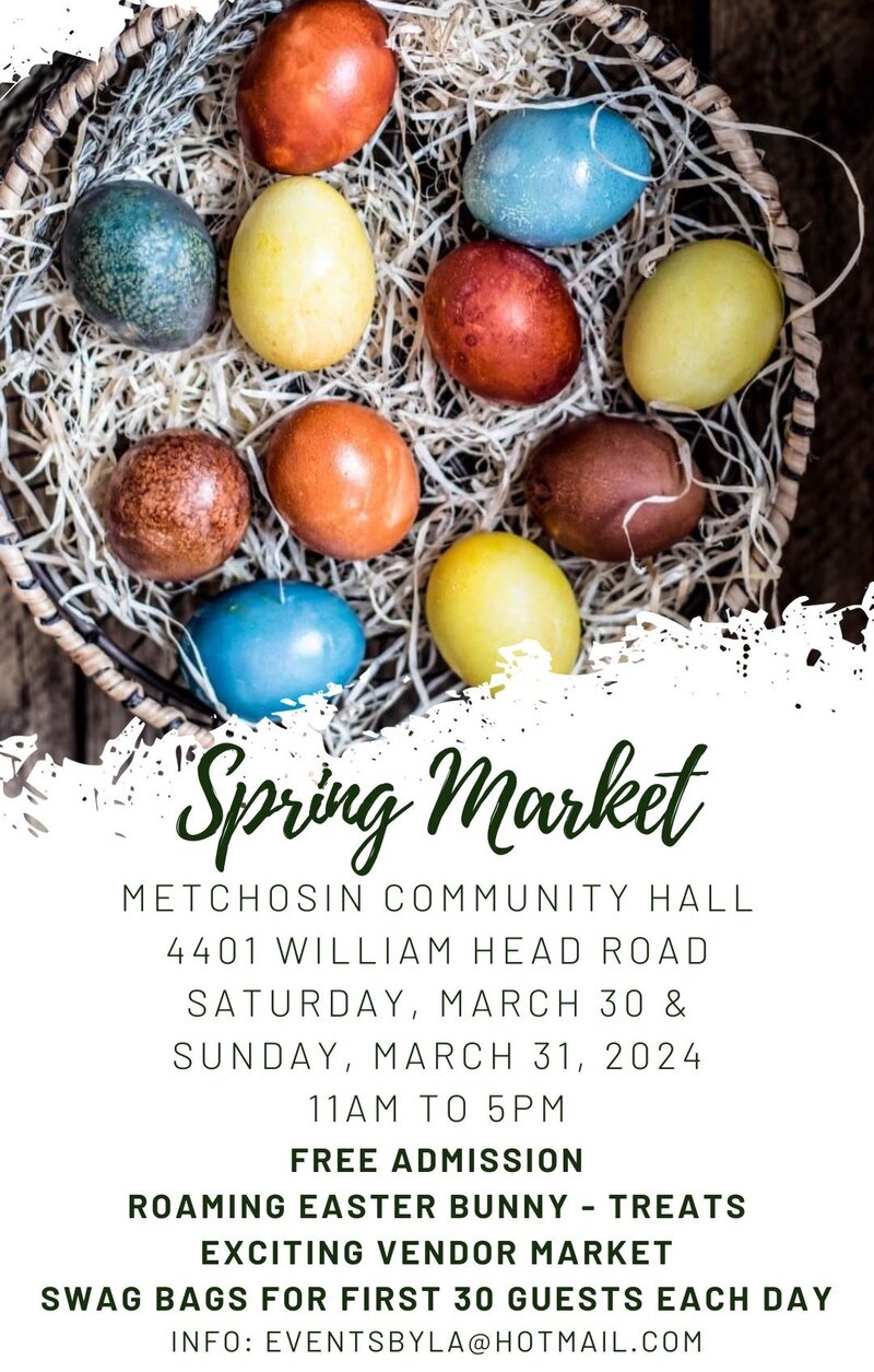 Spring Market - May 8th @ Metchosin Community Hall