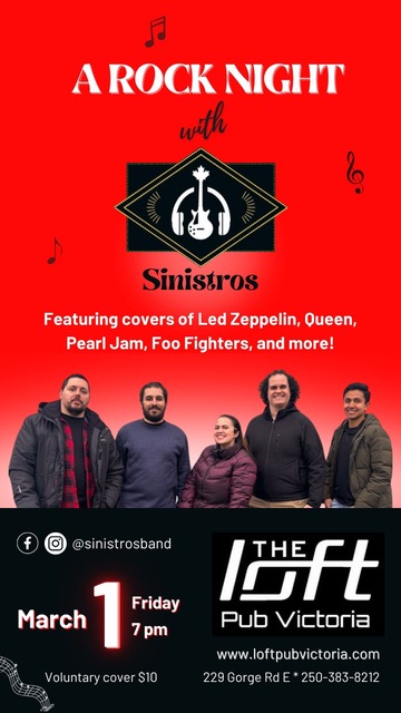 Sinistros - Jun 4th @ The Loft (Victoria)