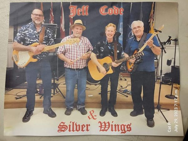 Jeff Code & Silver Wings @ Royal Canadian Legion Branch 560 Mar 30 2024 - May 6th @ Royal Canadian Legion Branch 560