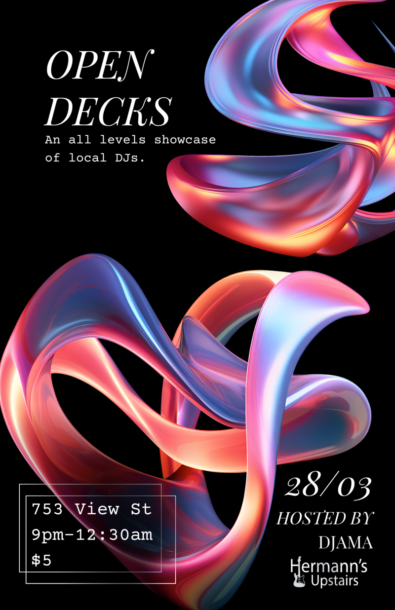 Open Decks - May 14th @ Hermann's Upstairs