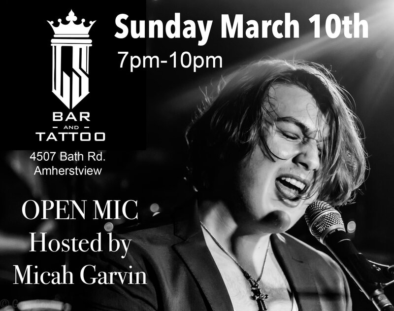 Open Mic hosted by Micah Garvin (The Garvin Brothers) - May 13th @ Lakeside Bar & Grill