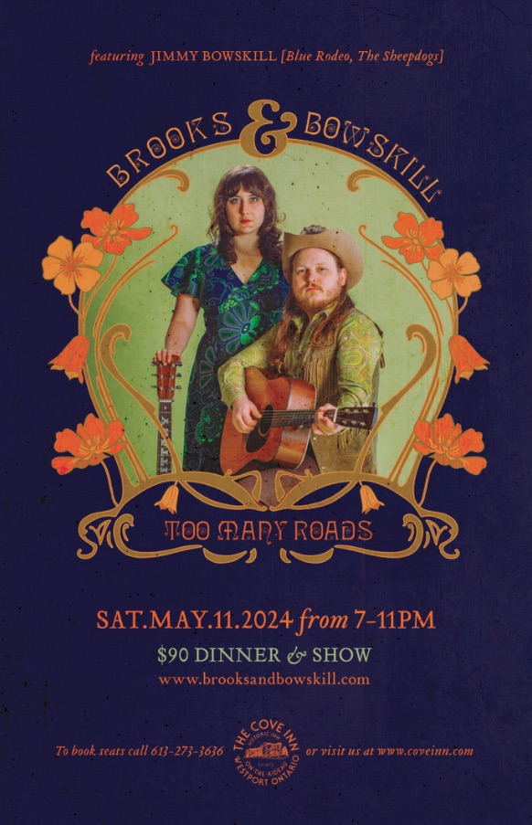 Brooks & Bowskill @ The Cove Inn May 11 2024 - May 15th @ The Cove Inn