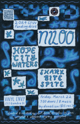 Fri. Mar 22nd 2024 - CFUV Funding Drive @ Vinyl Envy: Niloo, Hope City... - Jun 5th @ Vinyl Envy