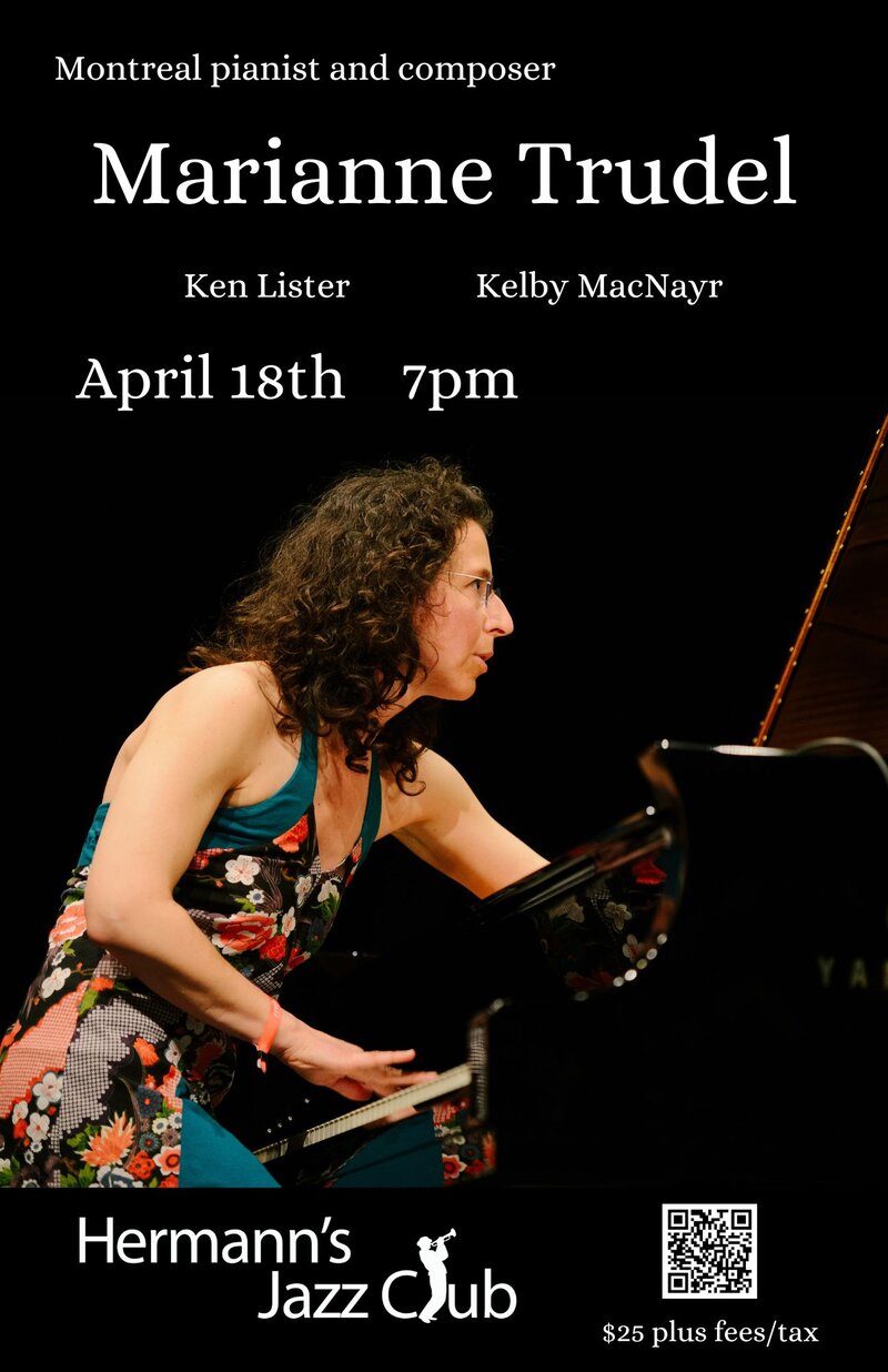 Marianne Trudel - May 7th @ Hermann's Jazz Club