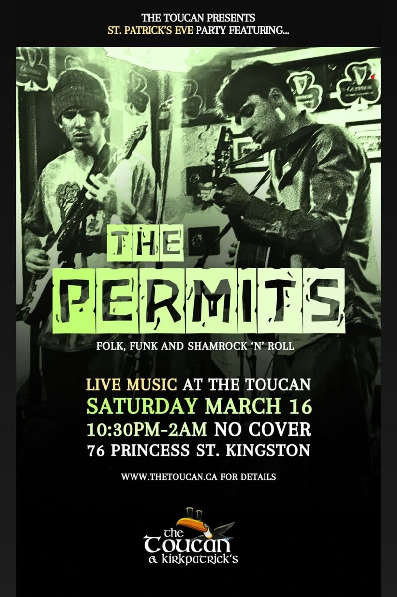The Permits @ The Toucan Mar 16 2024 - Jun 13th @ The Toucan