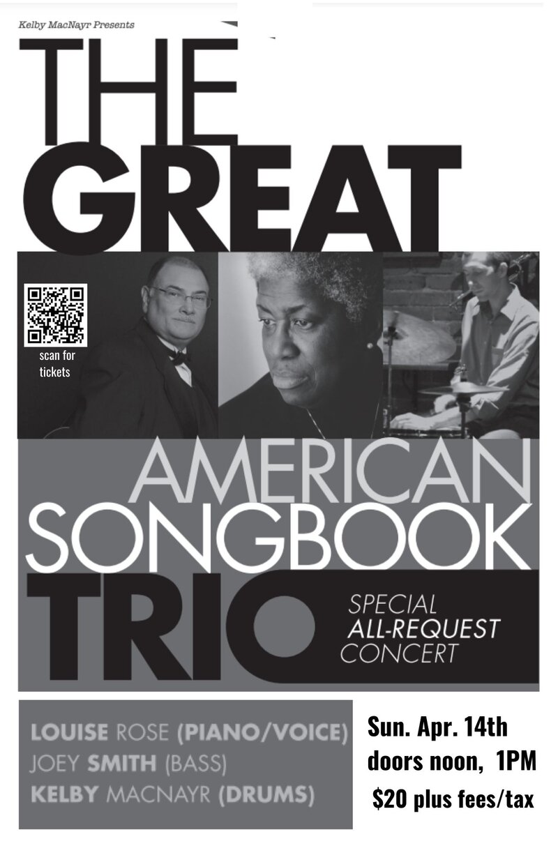 Great American Song Book Trio - May 8th @ Hermann's Jazz Club