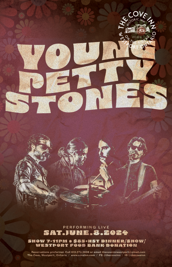 Young Petty Stones @ The Cove Inn Jun 8 2024 - May 6th @ The Cove Inn