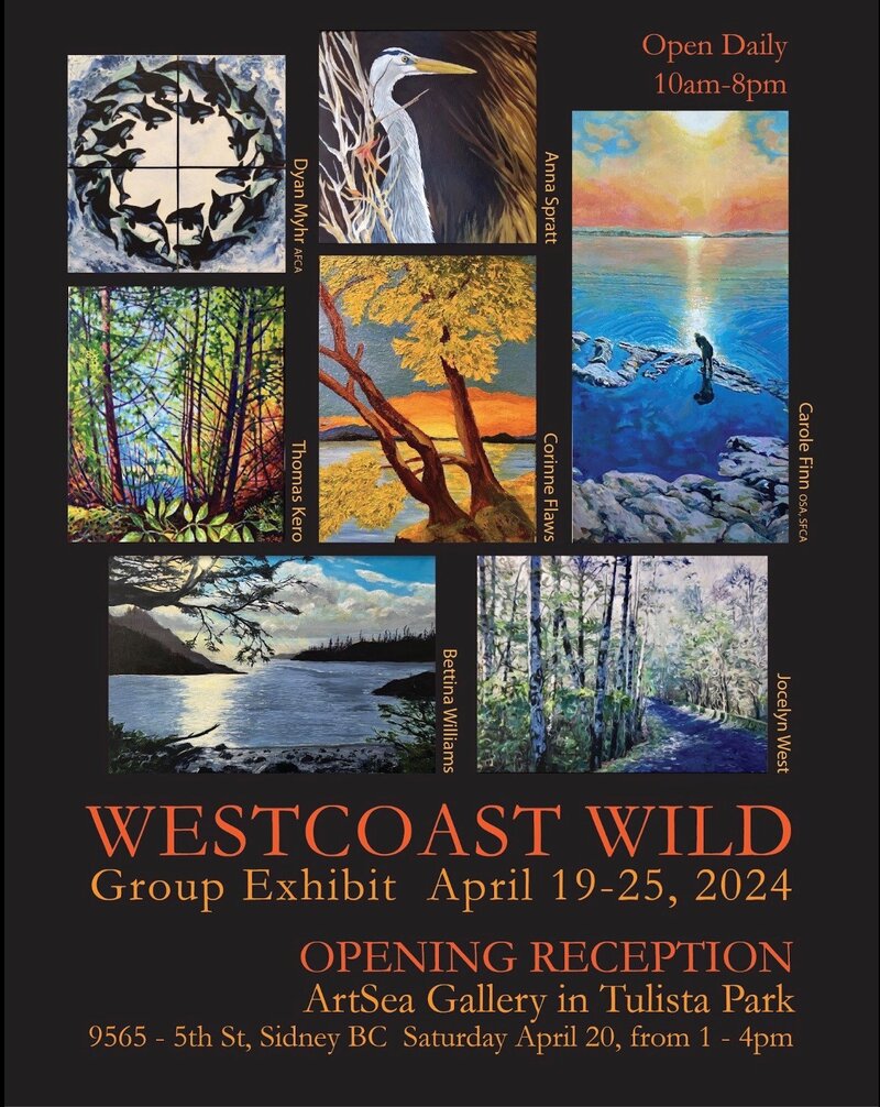 West Coast Wild Group Art Exhibit - May 5th @ ArtSea Gallery