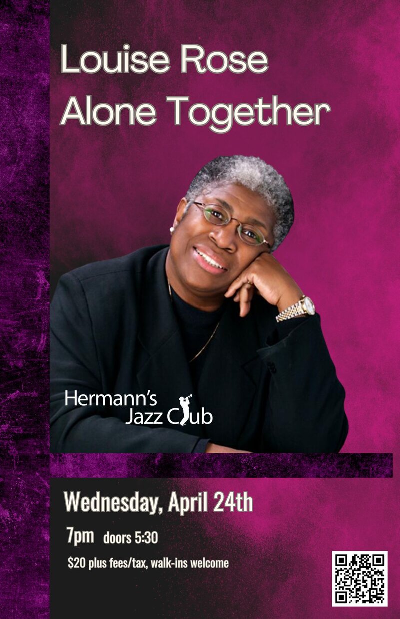 Louise Rose | Alone Together - May 7th @ Hermann's Jazz Club