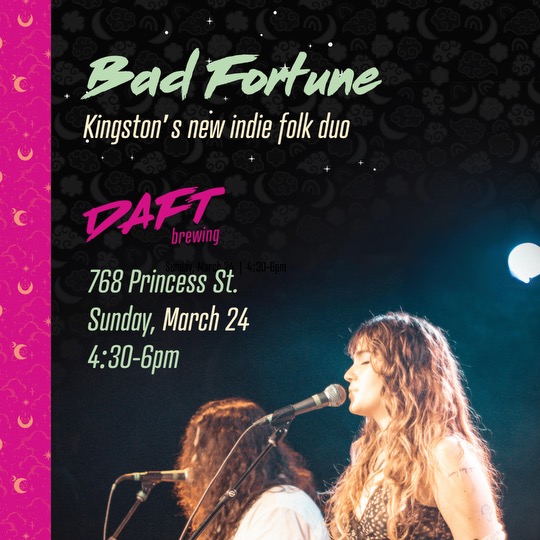 Bad Fortune @ Daft Brewing Mar 24 2024 - May 6th @ Daft Brewing