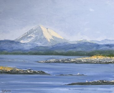 Mt Baker from Discovery Island by 
Joy Davis