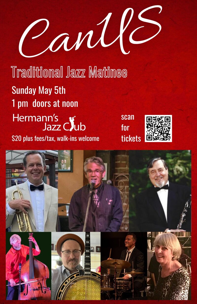 CanUS Jazz Band | Traditional Jazz Matinee - May 7th @ Hermann's Jazz Club