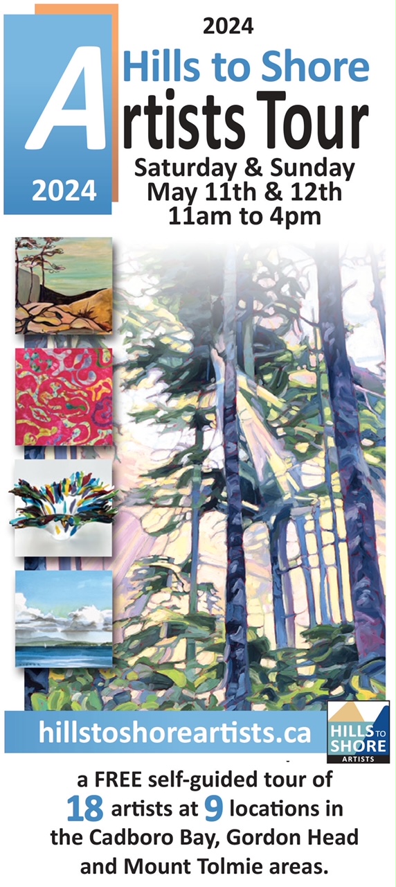 Hills to Shore Artists Studio Tour - May 5th @ various locations