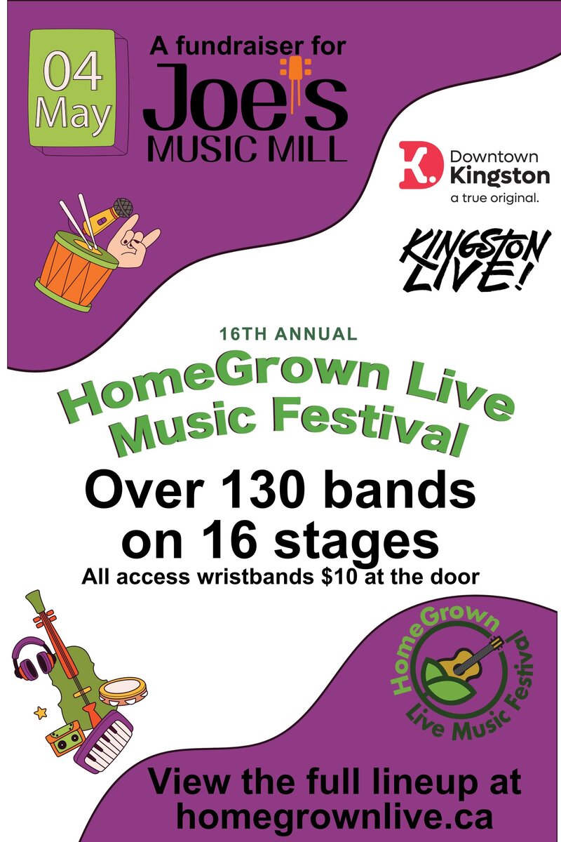 HomeGrown Live Music Festival 2024 - May 6th @ Various