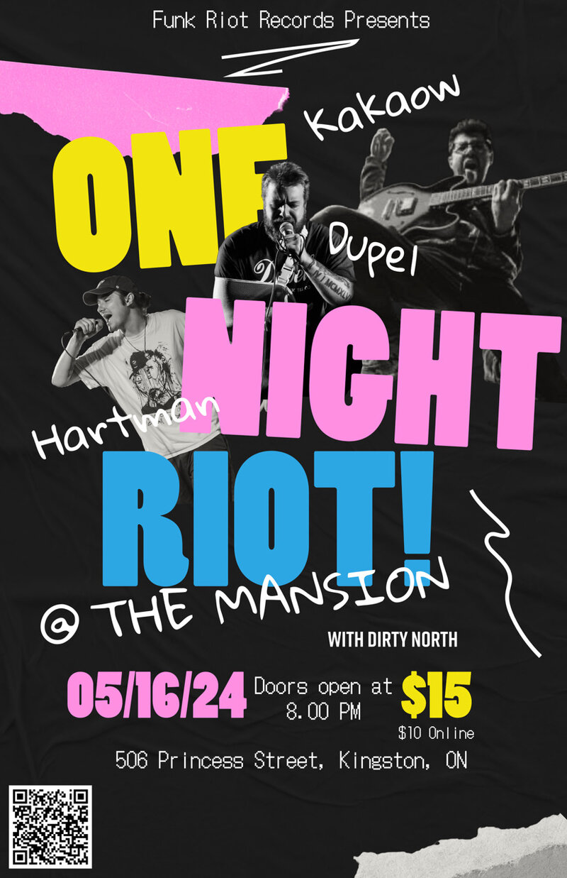 One Night Riot: KaKaow, Dupel, Hartman, Dirty North @ The Mansion - May 16, 2024