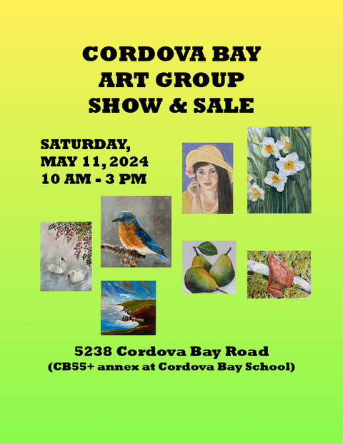 Cordova Bay Art Group - Show & Sale - Jun 16th @ Annex adjacent to Cordova Bay Elementary