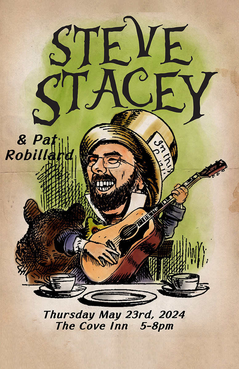 Original Thursdays: Steve Stacey, Pat Robillard @ The Cove Inn May 23 2024 - Jun 18th @ The Cove Inn