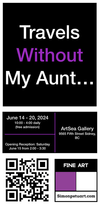 Travels Without My Aunt - Jun 10th @ ArtSea Gallery