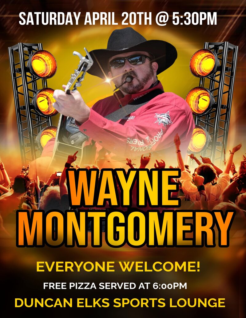 LIVE MUSIC @ DUNCAN ELKS - Apr 20, 2024