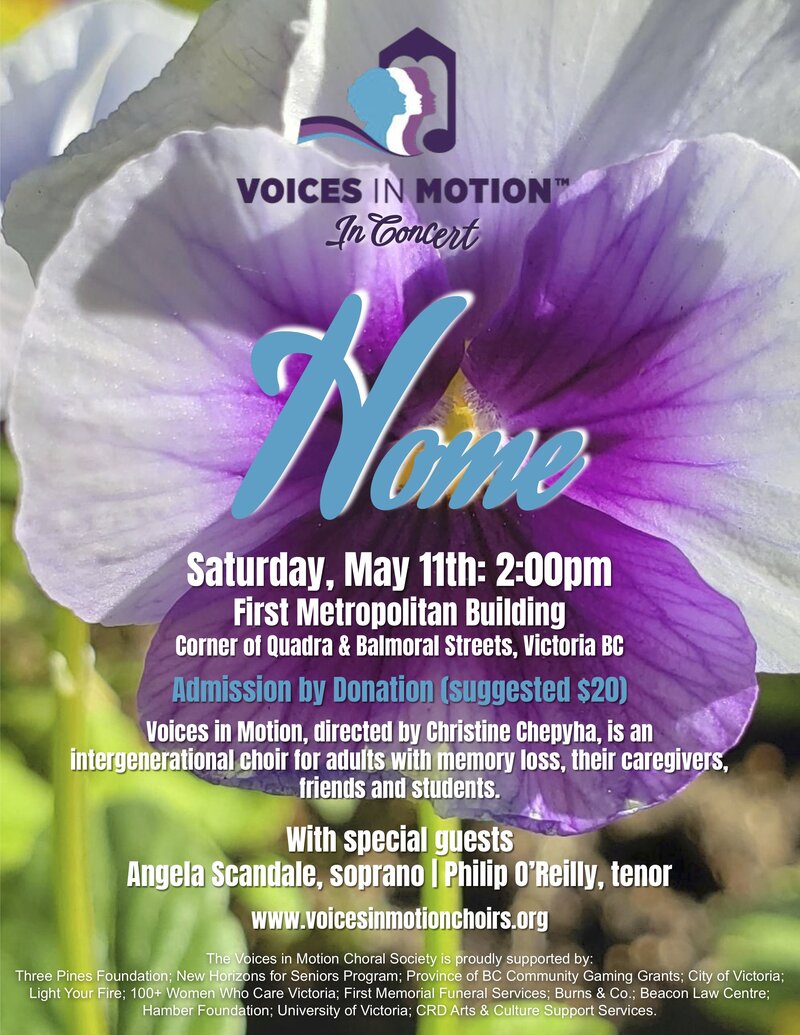 Home: Voices in Motion in Concert @ First Metropolitan United Church Building - May 11, 2024