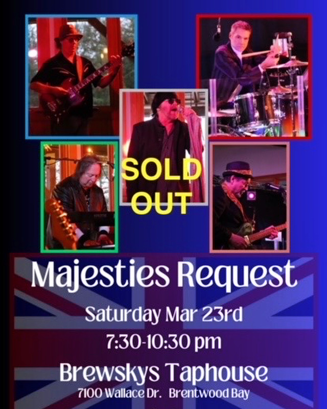 Majesties Request @ Brewskys Taphouse - Mar 23, 2024