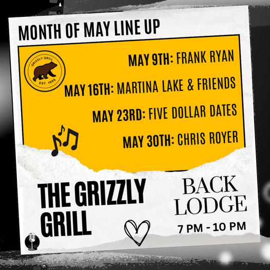 Frank Ryan @ The Grizzly Grill May 9 2024 - May 7th @ The Grizzly Grill