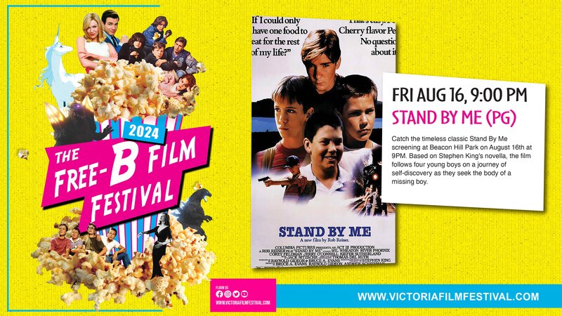 The Free-B Film Festival Presents: Stand By Me @ Stage in the Park (Cameron Bandshell) - Aug 16, 2024