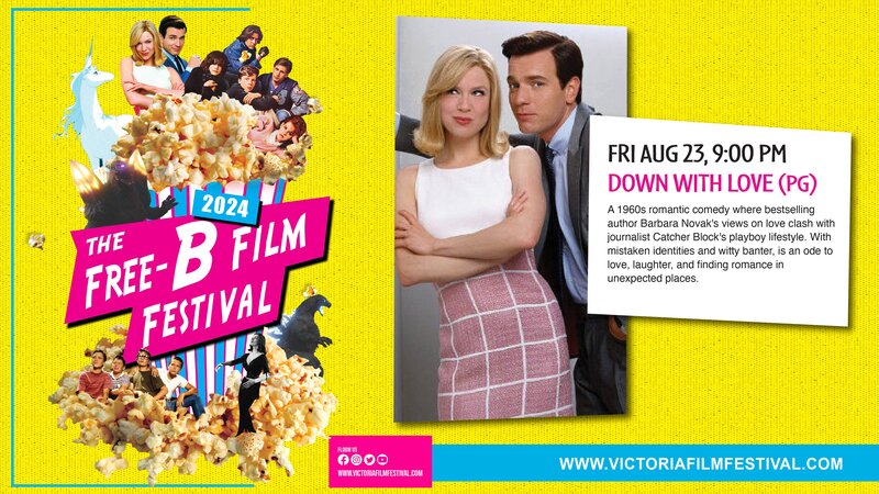 The Free-B Film Festival Presents: Down With Love - Jun 12th @ Stage in the Park (Cameron Bandshell)