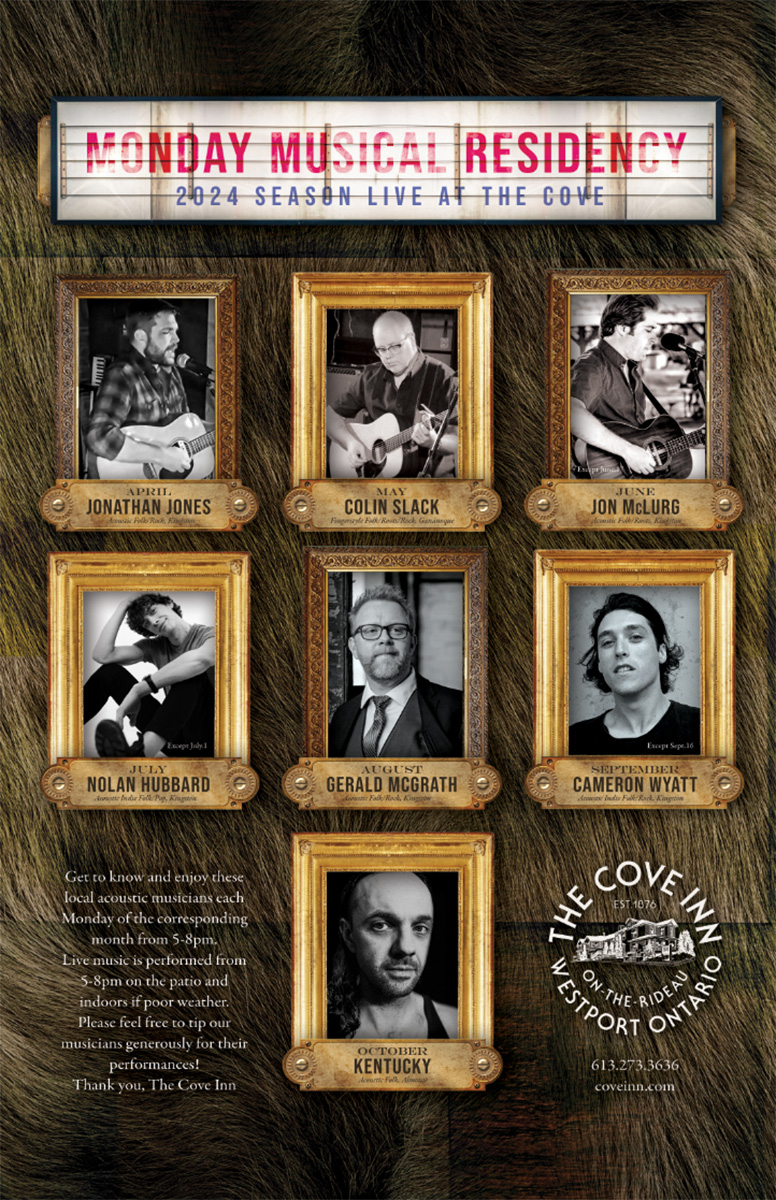 Monthly Musical Residency: Nolan Hubbard @ The Cove Inn - Jul 08, 2024