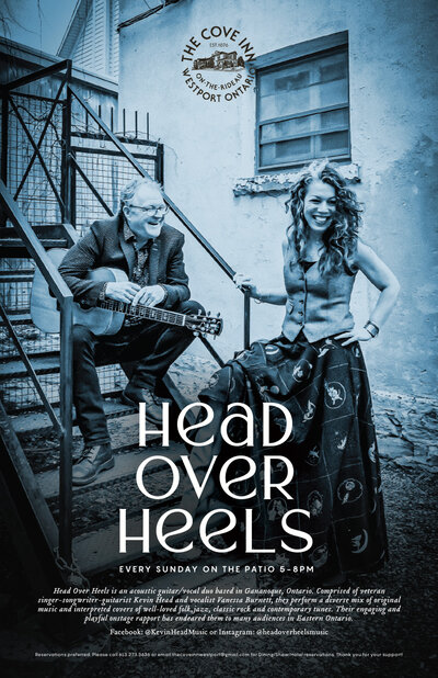 Head Over Heels @ The Cove Inn Aug 25 2024 - May 5th @ The Cove Inn