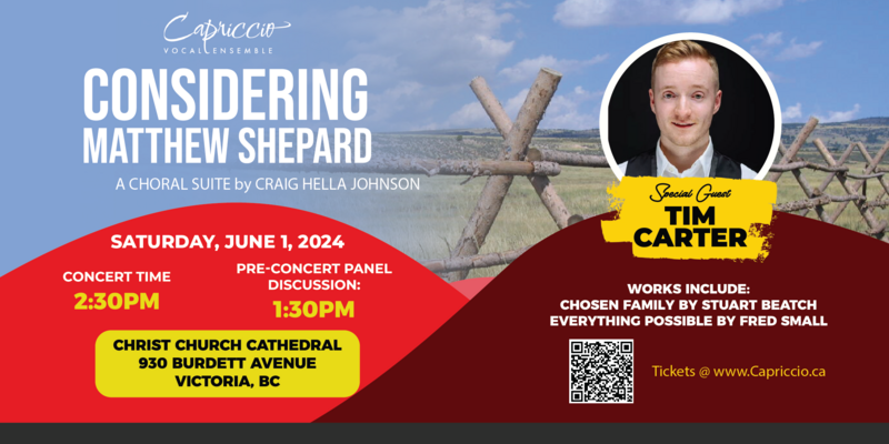Considering Matthew Shepard - May 6th @ Christ Church Cathedral 