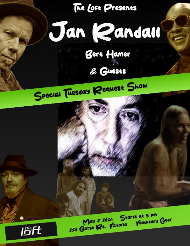 Jan Randall & Friends - May 1st @ The Loft (Victoria)