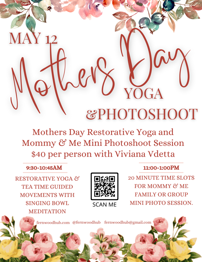 Mothers Day Yoga, Sound and Photoshoot. - Jun 6th @ The HUB
