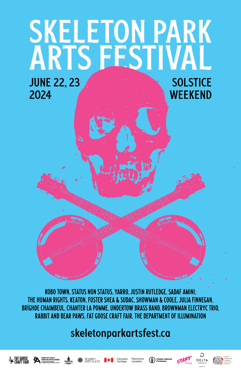Skeleton Park Arts Festival: Sadaf Amini, The Human Rights, Justin Rutledge, Eliza Bulchak-Healy, Sadiqa de Meijer, Br&igrave;ghde Chaimbeul, Chanter la Pomme, Brownman Electryc Trio, Rabbit & Bear Paws @ McBurney Park Jun 23 2024 - May 6th @ McBurney Park