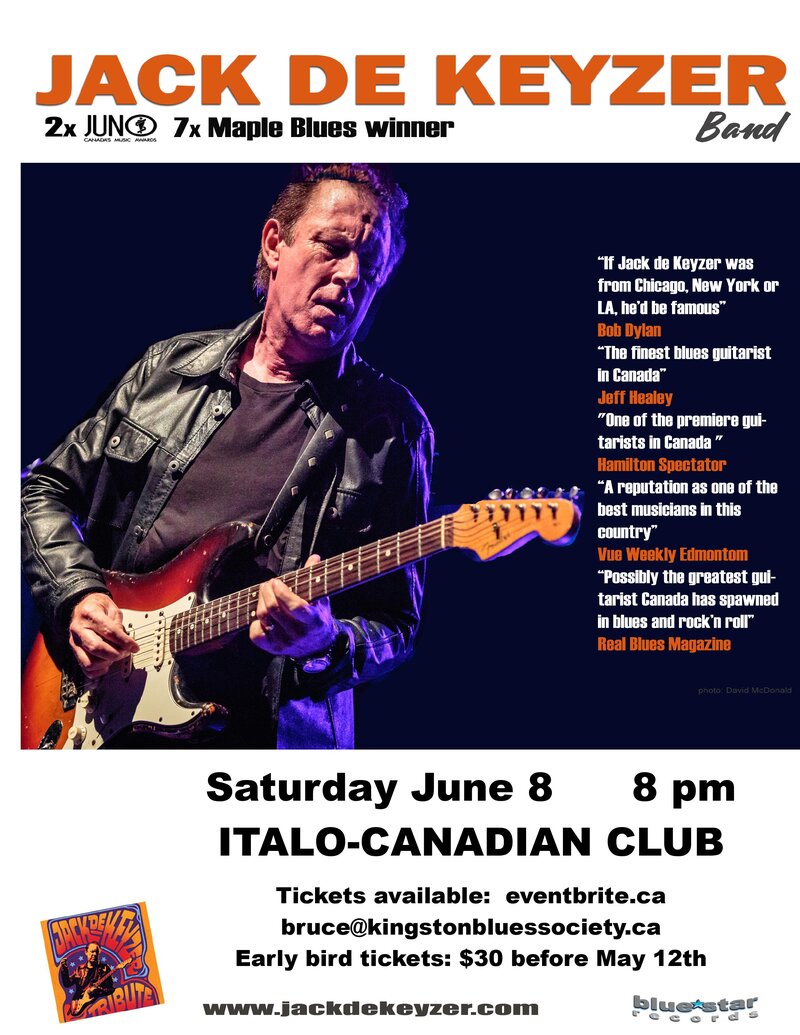 Jack de Keyzer @ Italo Canadian Club - Jun 08, 2024