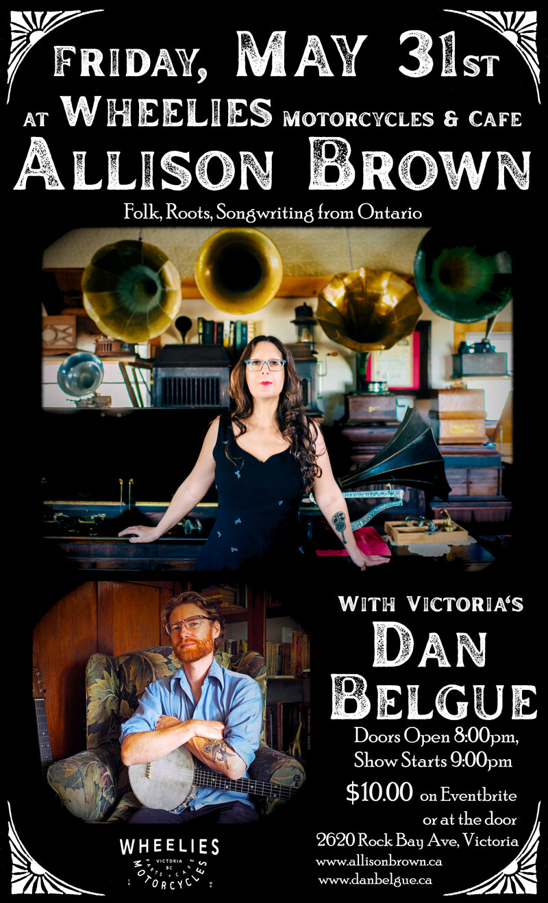 Allison Brown & Dan Belgue at Wheelies - May 2nd @ Wheelies Motorcyles