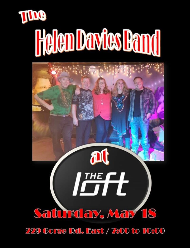 The Helen Davies Band at the Loft Pub - May 14th @ The Loft (Victoria)