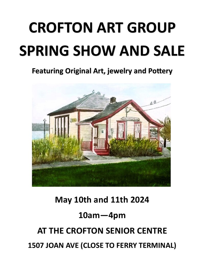 Crofton Art Group Show & Sale - Jun 4th @ CROFTON SENIORS CENTRE