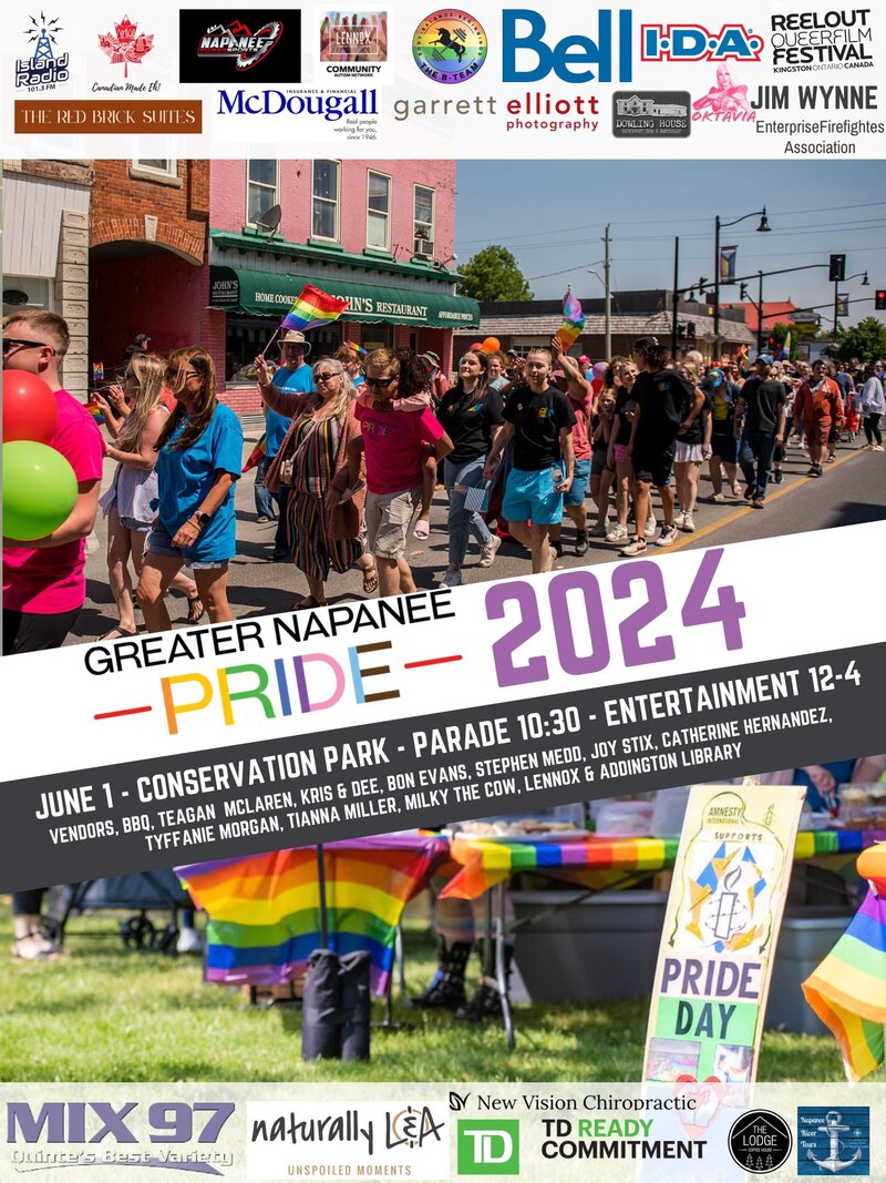 Greater Napanee Pride Festival @ Napanee Conservation Park - Jun 01, 2024