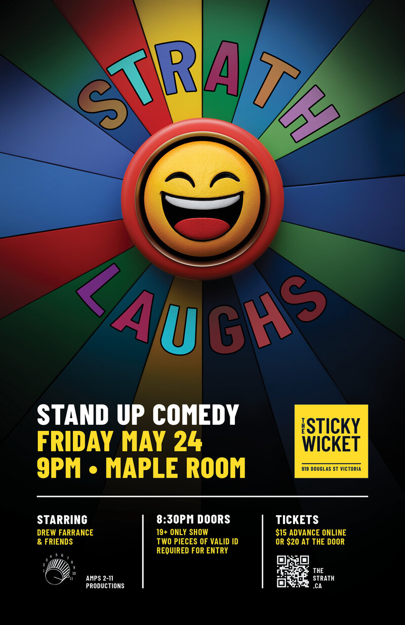 STRATH LAUGHS Comedy - May 8th @ The Strath