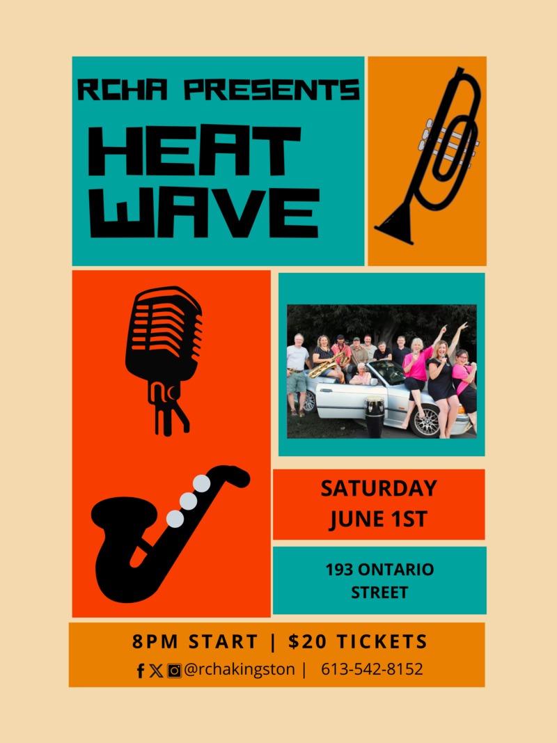 HEATWAVE - Jun 6th @ The Club at the R.C.H.A.