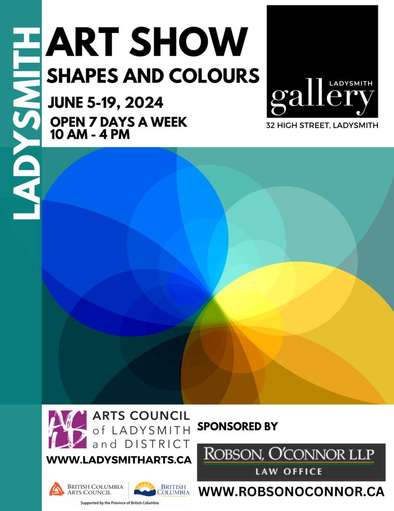 Art Show: Shapes and Colours - May 6th @ Ladysmith Gallery