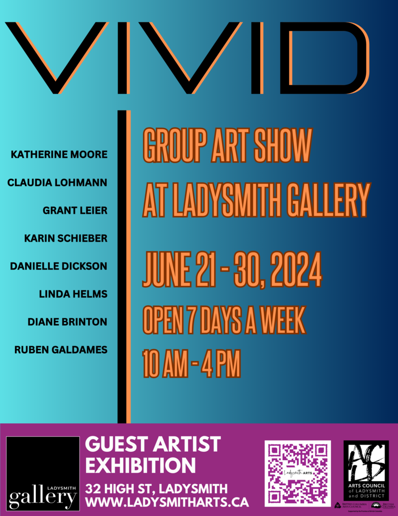 VIVID Group Art Show - May 6th @ Ladysmith Gallery