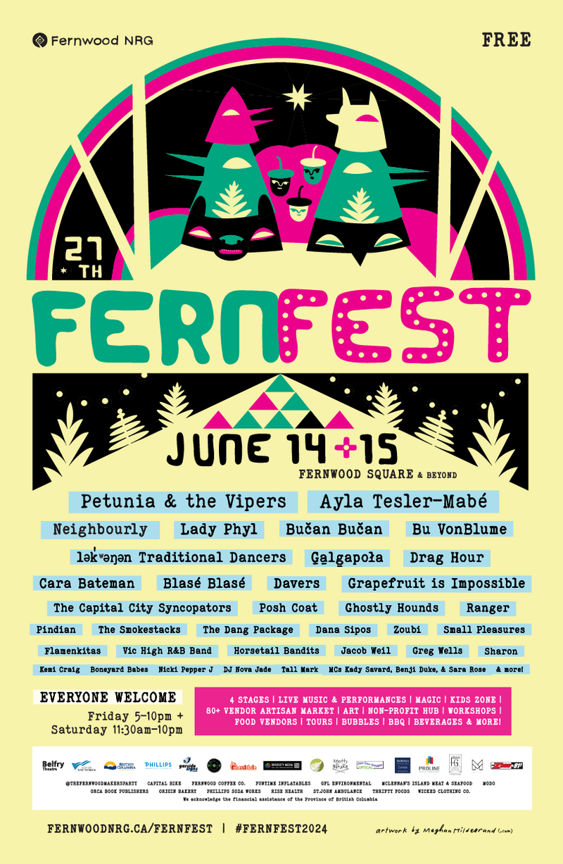 FernFest 2024 - May 6th @ Fernwood Square Poster Board