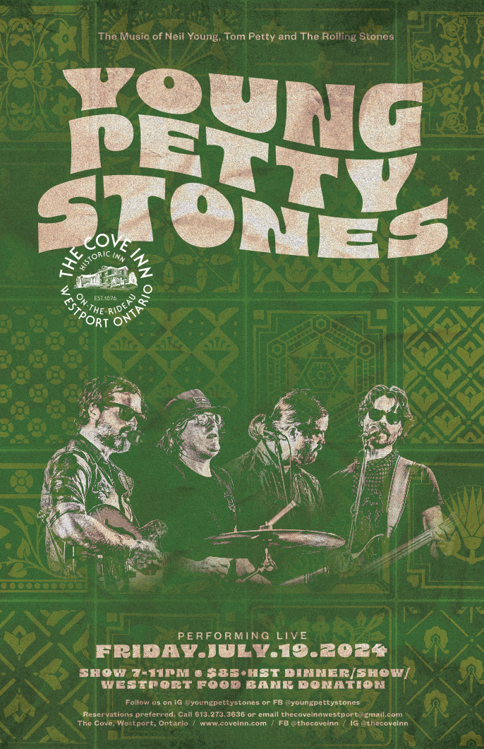 Young Petty Stones @ The Cove Inn Jul 19 2024 - May 6th @ The Cove Inn
