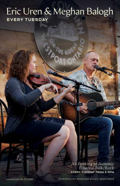 Eric Uren, Meghan Balogh @ The Cove Inn Sep 3 2024 - May 11th @ The Cove Inn
